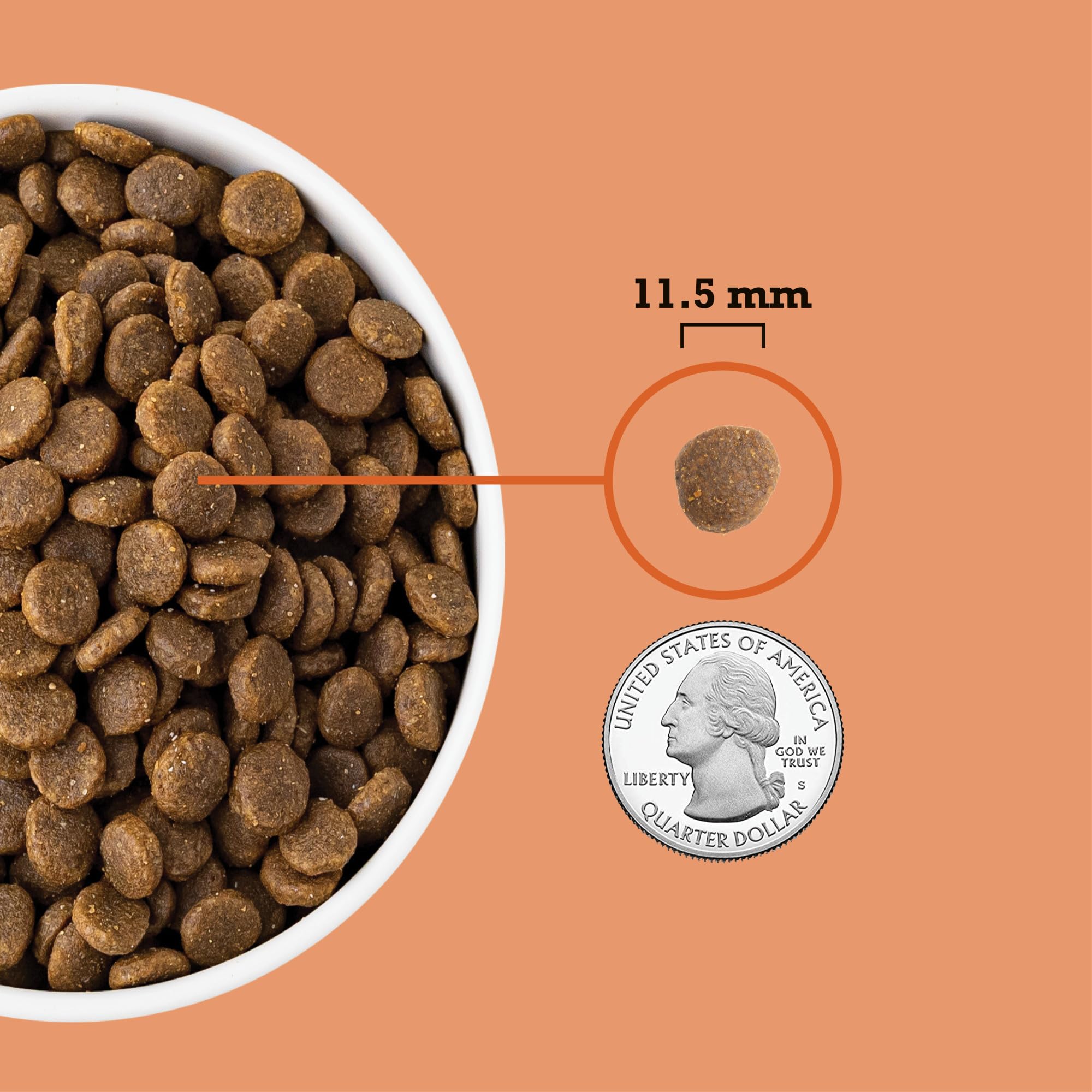 ACANA Grain Free Puppy Recipe close-up of free-run ingredients