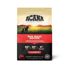ACANA Red Meat Recipe dry dog food 4.5 lb bag with grain-free kibble for dogs