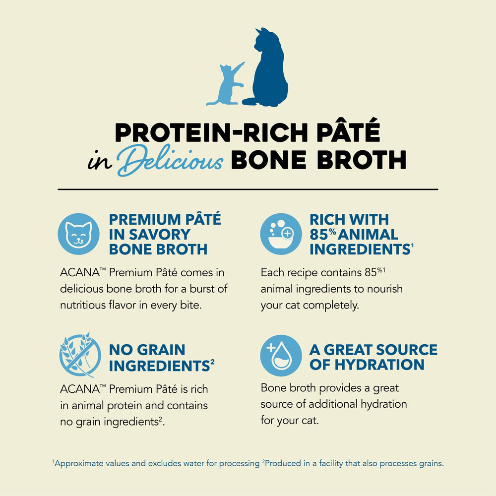 ACANA Surf and Turf bone broth pours into a bowl showing hydration.