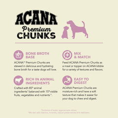 ACANA variety-pack front view shows two meat-based recipes for mealtime variety.