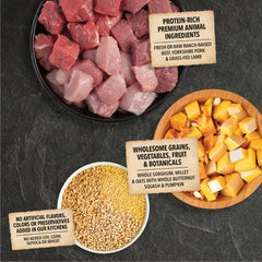 ACANA probiotics and prebiotics support gut health in every bowl.