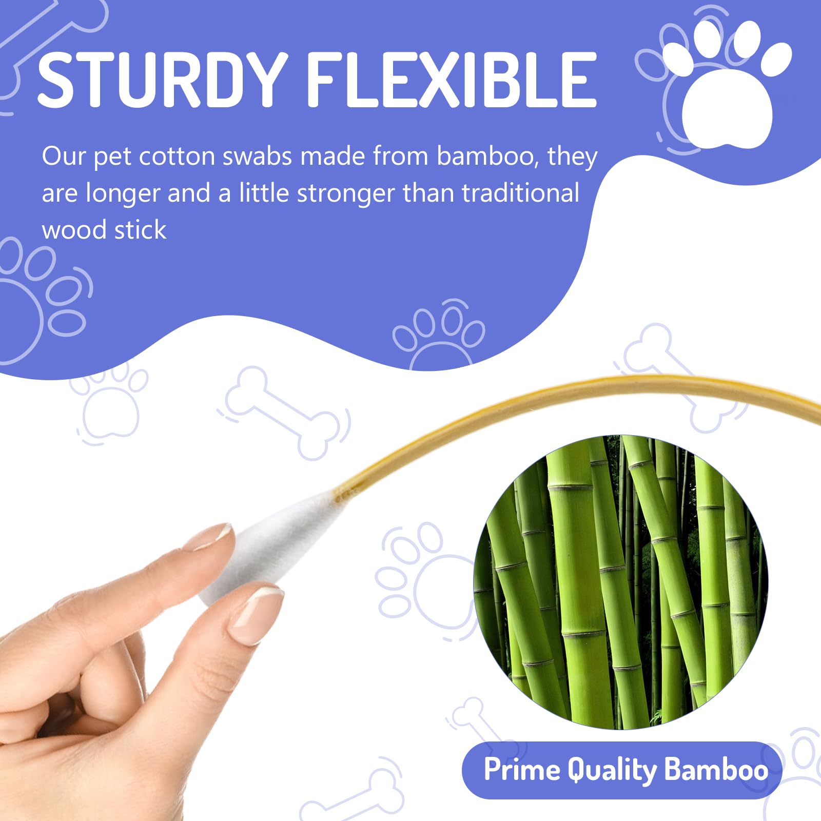Accesfire lint-free swabs help clean ears with less fibers