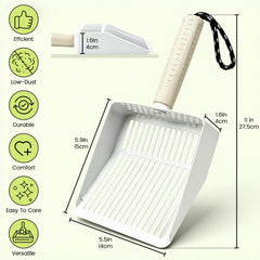 Accesfire portable litter broom and dustpan set for fast cleanup.