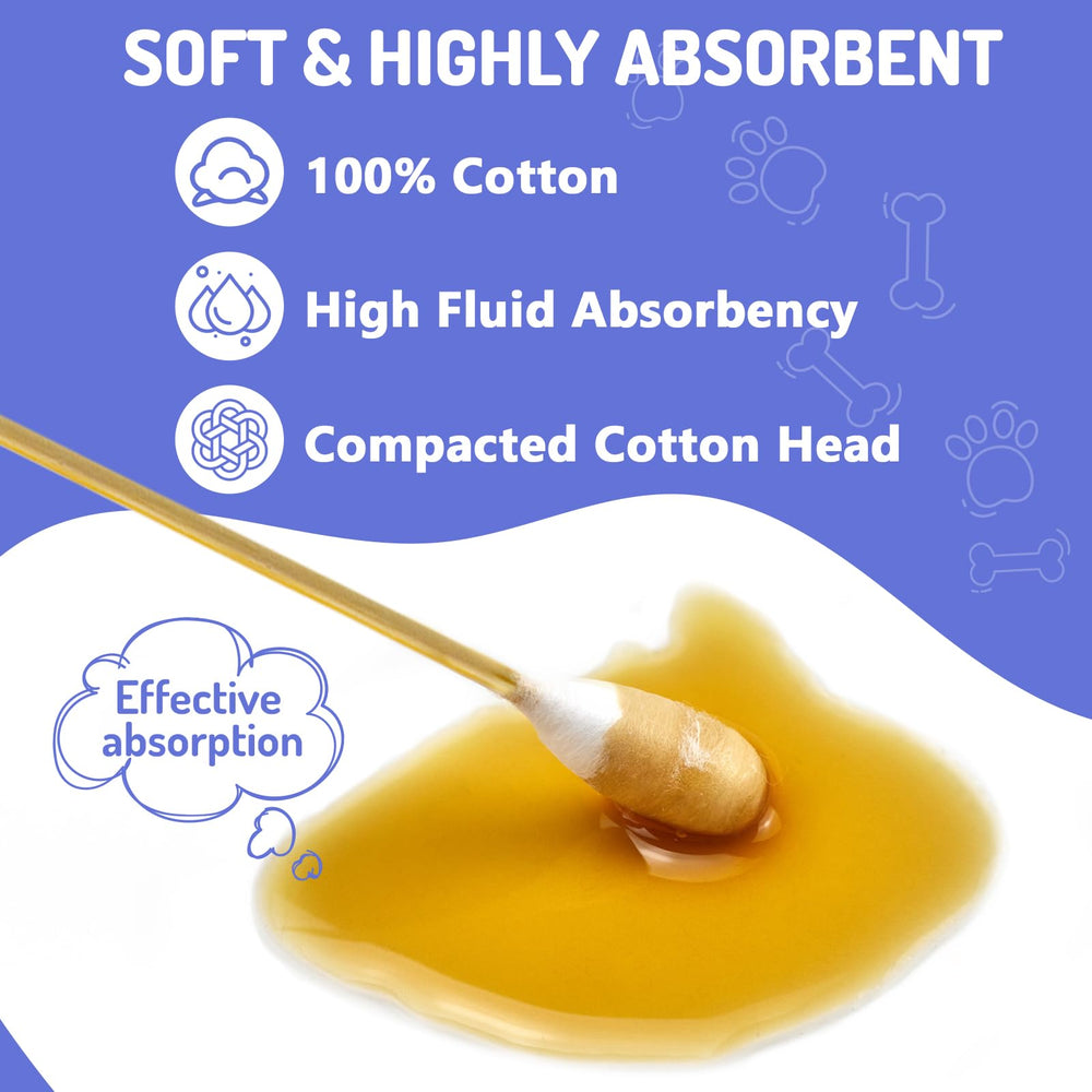 Accesfire soft cotton heads resist unraveling during use