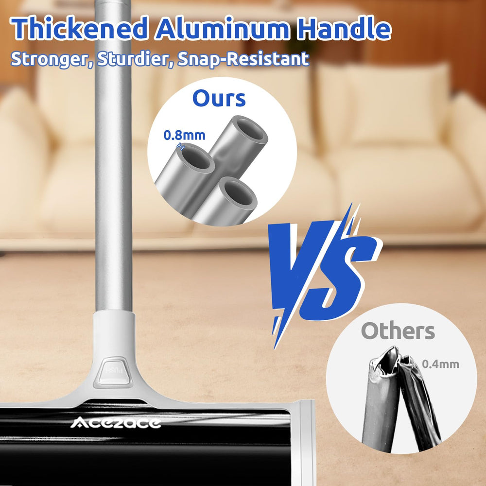 ACE2ACE A3 Pro 5ft extendable handle enables stand-up cleaning