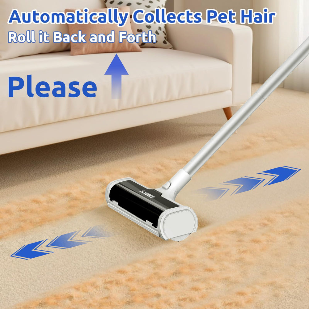 ACE2ACE A3 Pro highlights the hair-collection system in action during a clean session