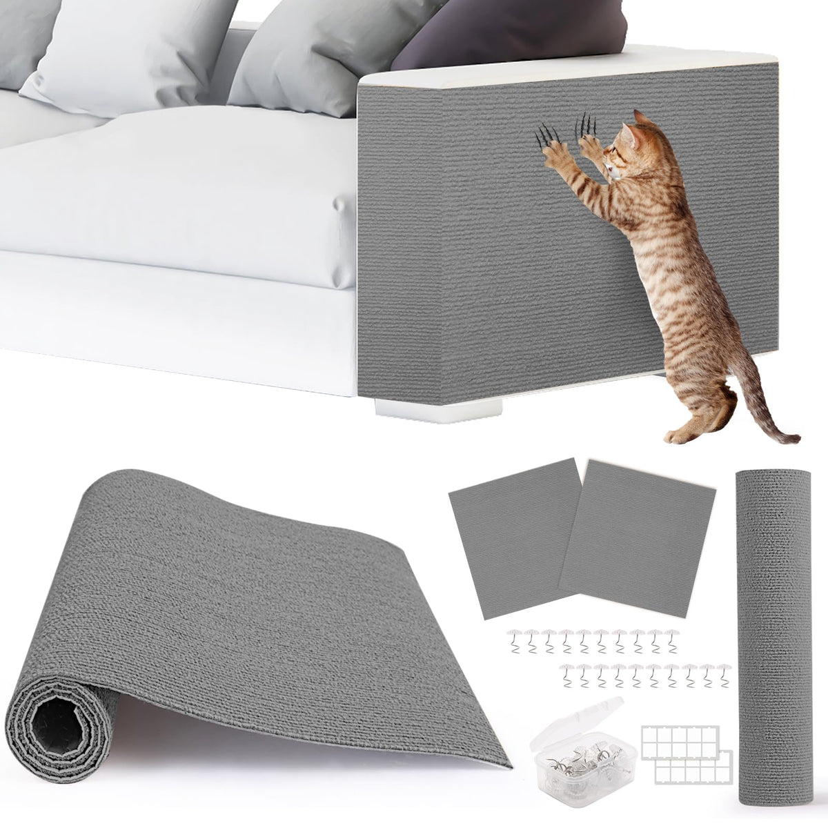 ACEDIGI 4-pack long mats arranged for wall and furniture protection