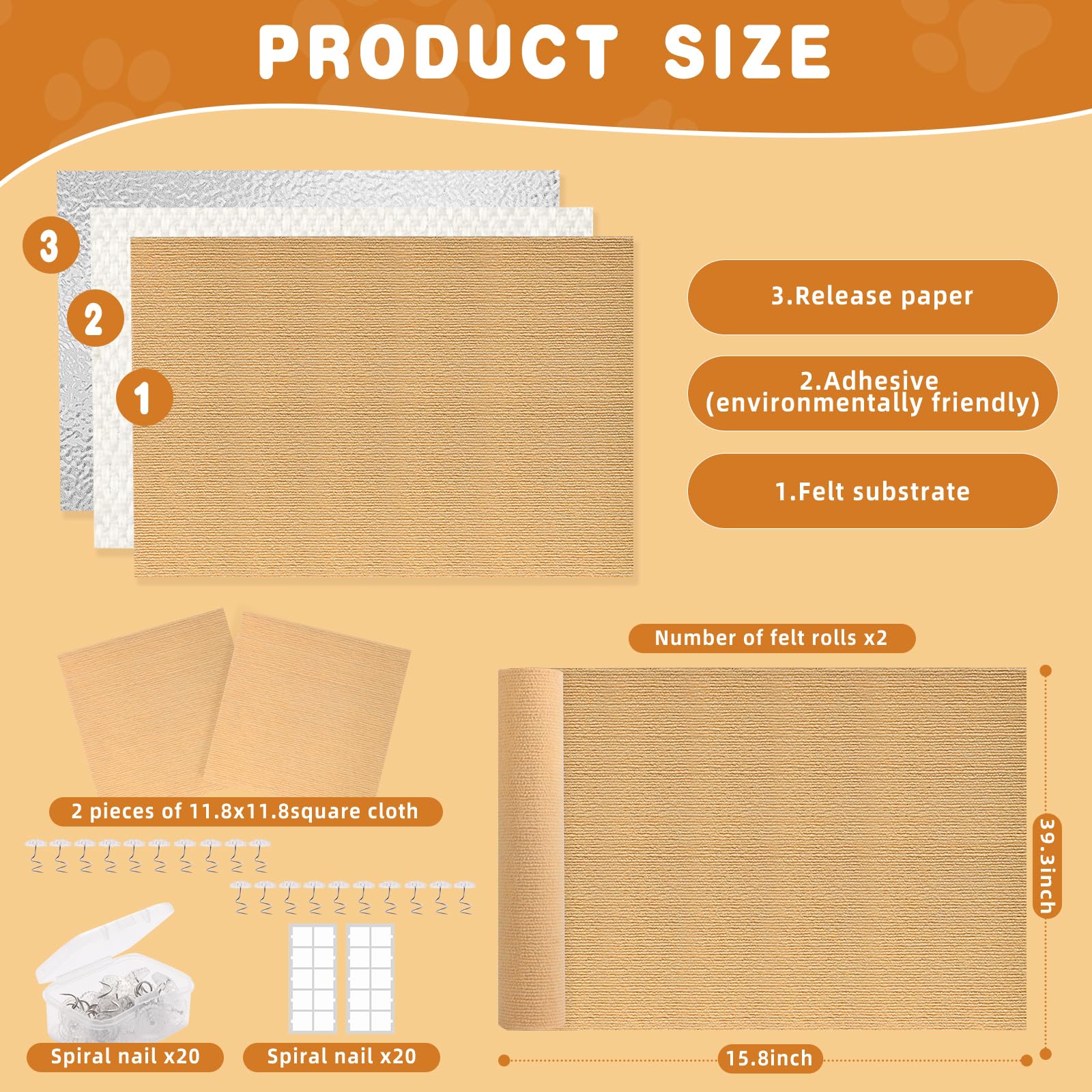ACEDIGI durable eco-friendly felt material that lasts