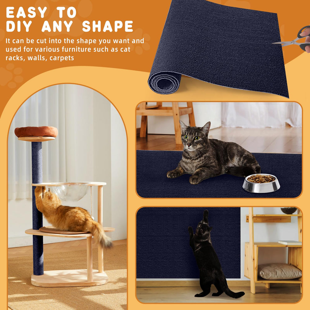 Large mats protect walls and sofas with flexible coverage
