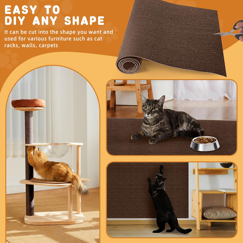 Square mats ready-to-use fit small spots on furniture.