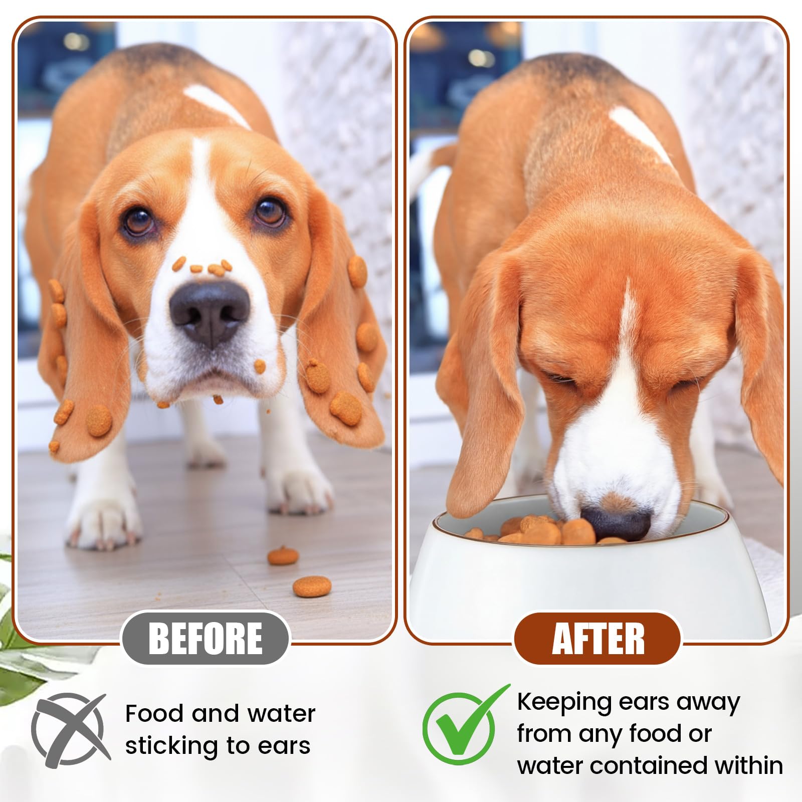 Acellegic 37oz bowl ideal for large dogs and mixed meals.