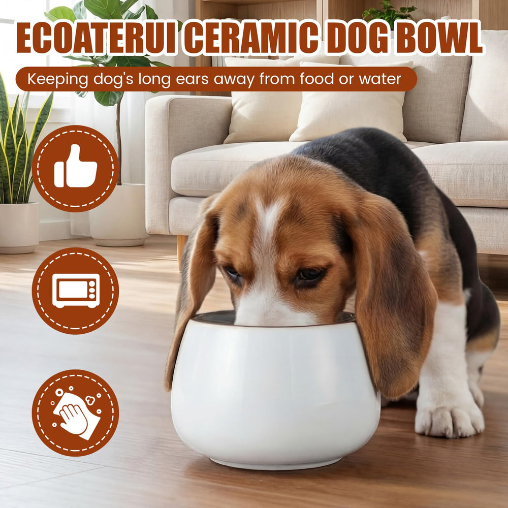 Acellegic dog bowl dishwasher-safe for quick cleaning after meals.