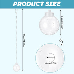 Acellegic hanging chain tether enables secure coop placement