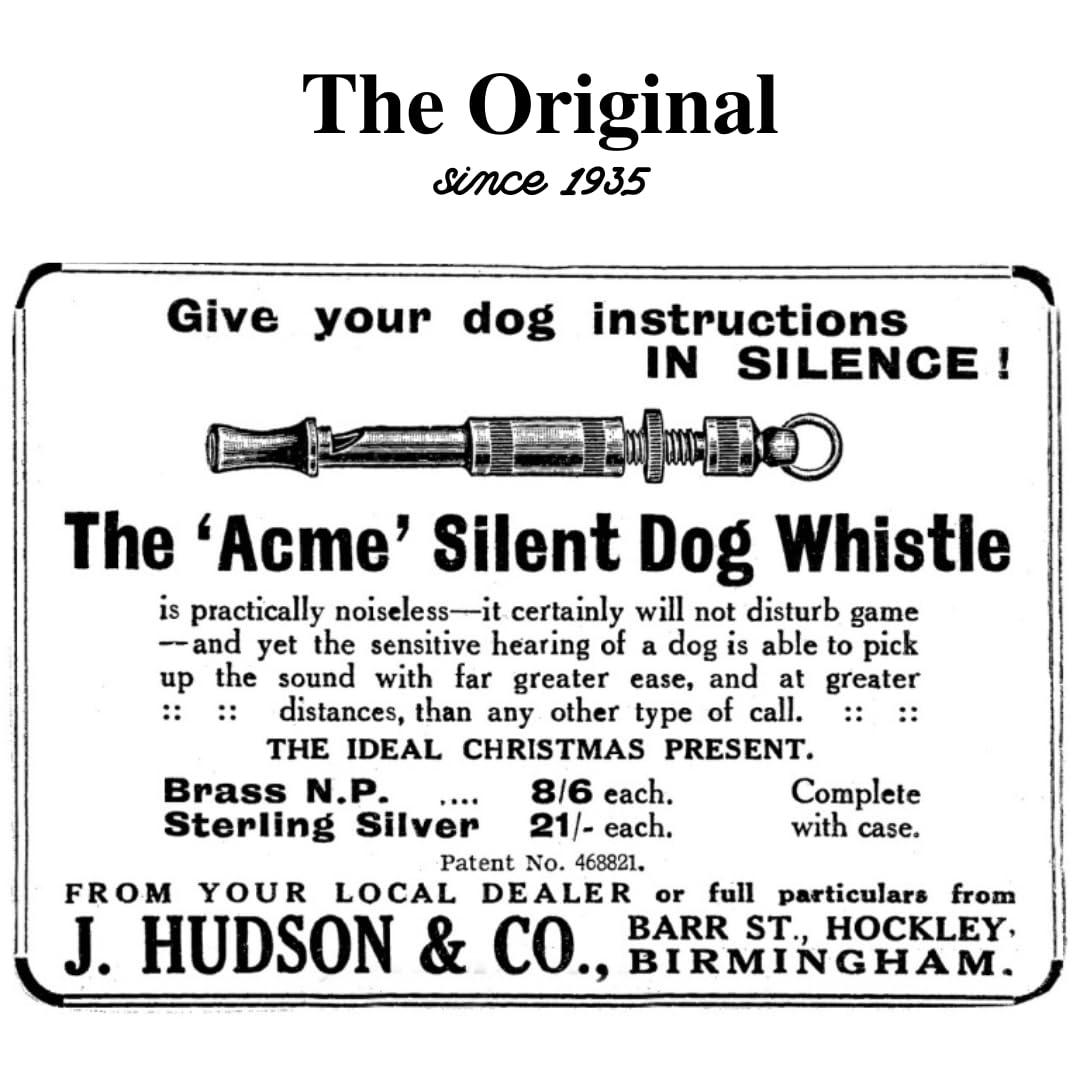 ACME 535 Silent Dog Whistle air directors for controlled sound projection.