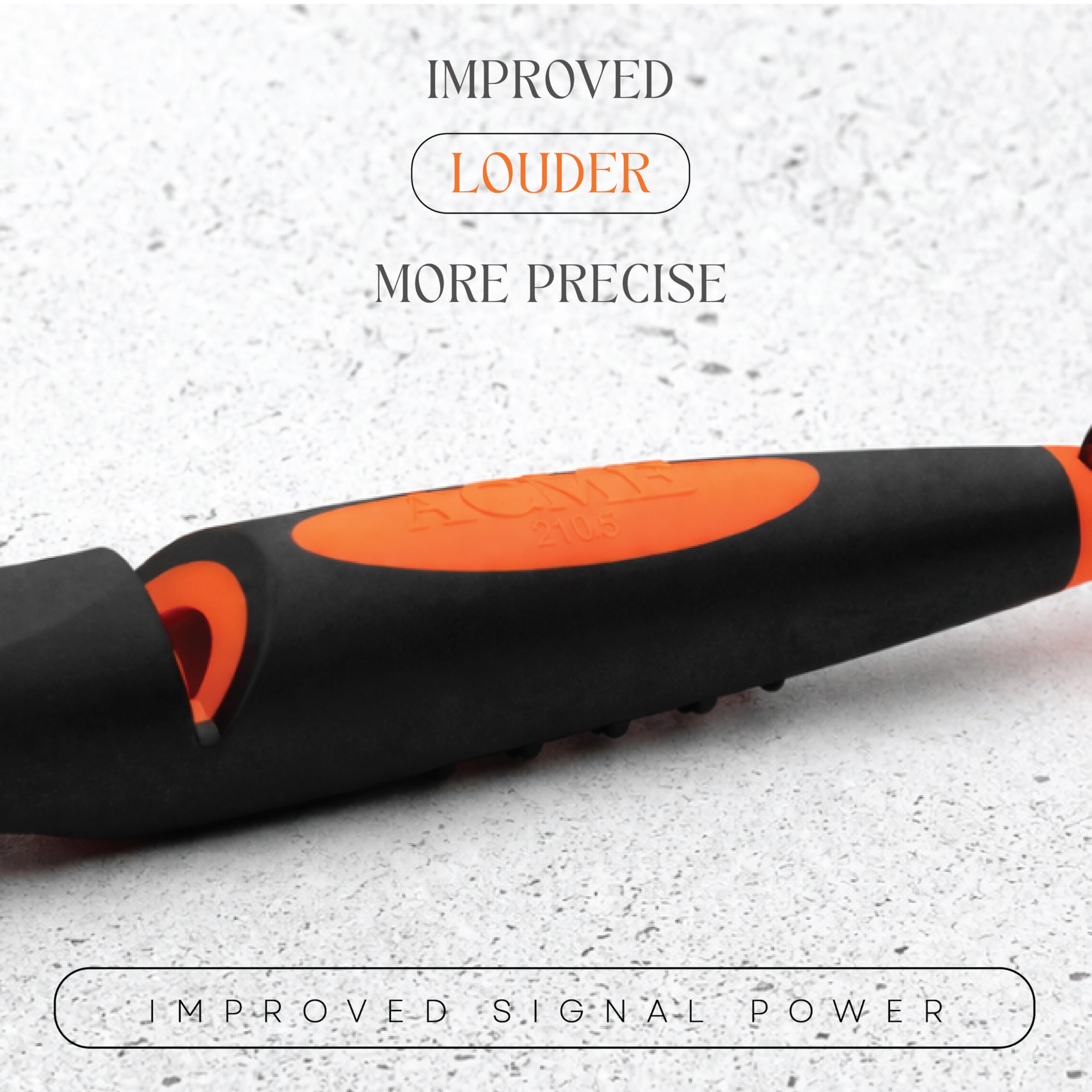 ACME Alpha 2105 weatherproof design stands up to rain and mud during outdoor training.