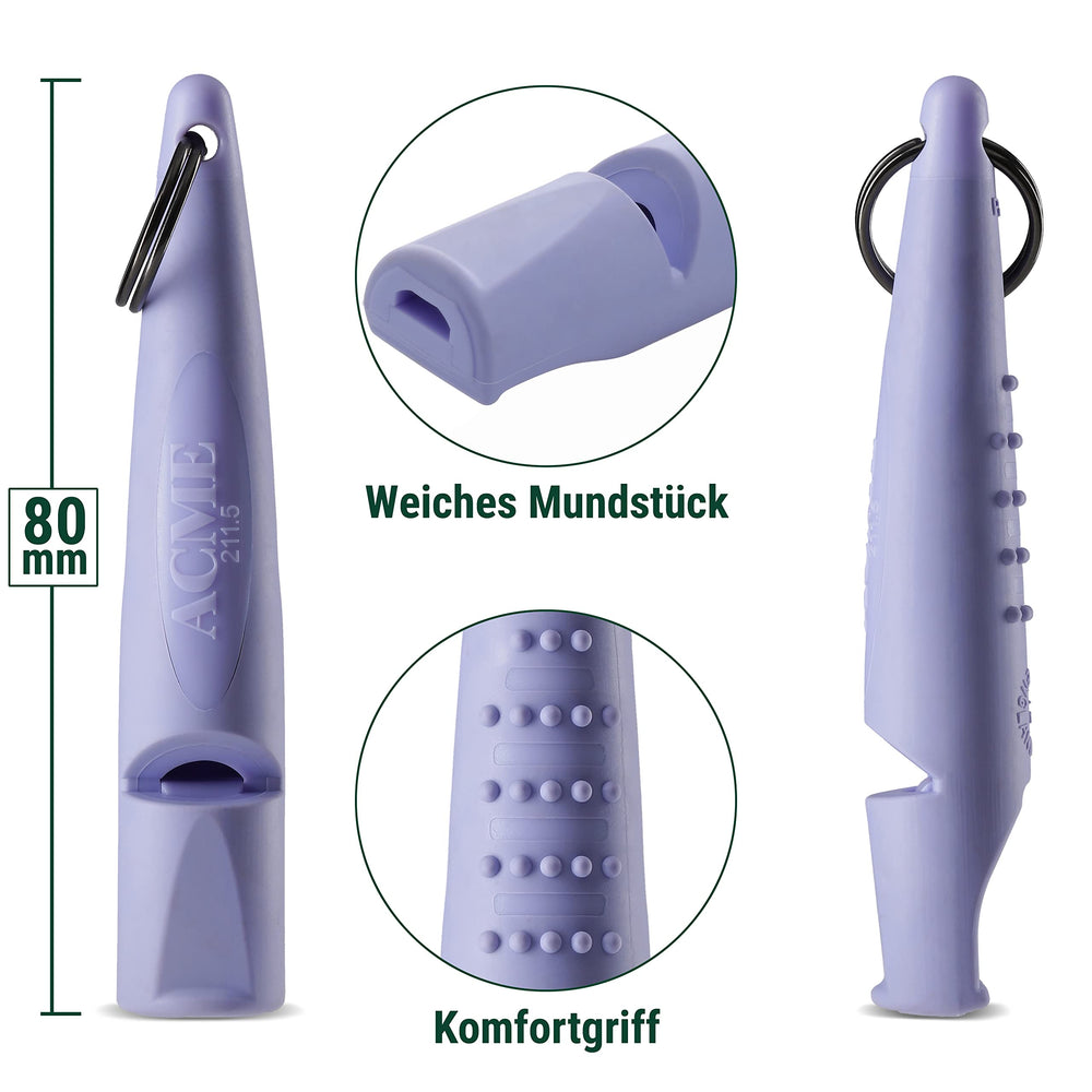 ACME Alpha 211.5 whistle ergonomic grip for comfortable handling