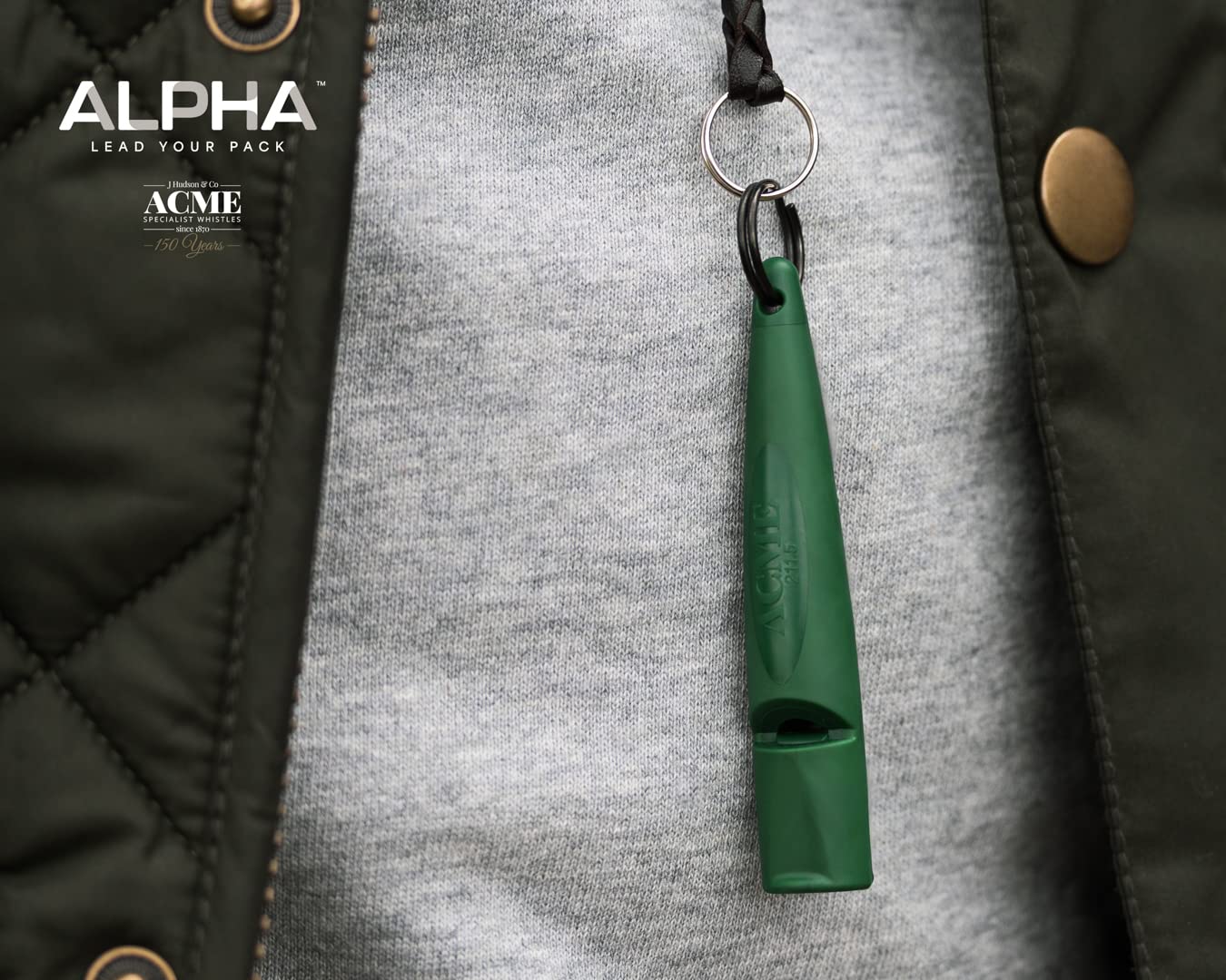 ACME Alpha 211.5 weatherproof whistle performs in all weather conditions.