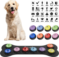 Acools dog-buttons communication set lets dogs express needs with simple taps.
