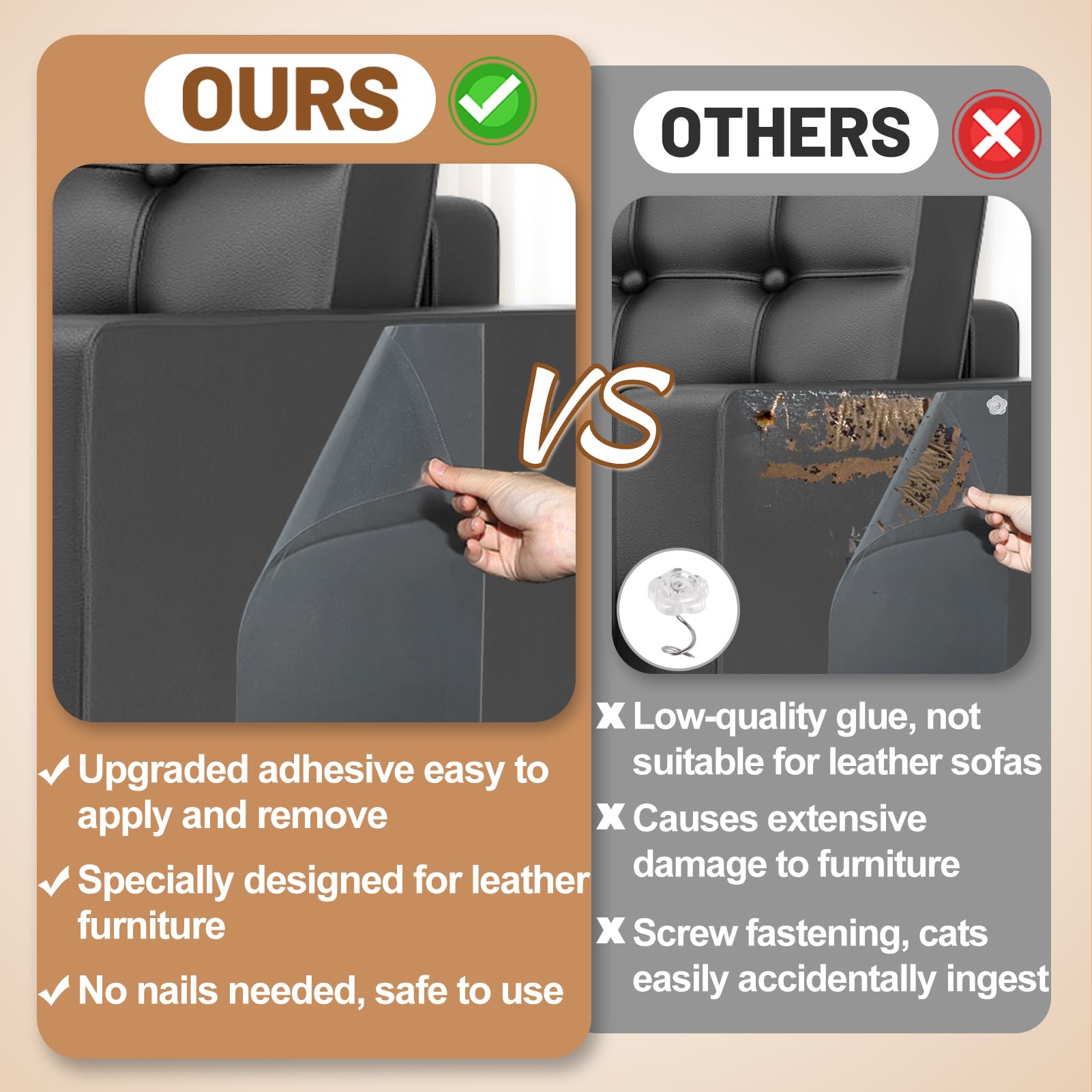 Acostop easy-cut-to-fit sheets adapt to irregular shapes.