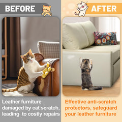Acostop thick PVC material delivers durable protection for couches.
