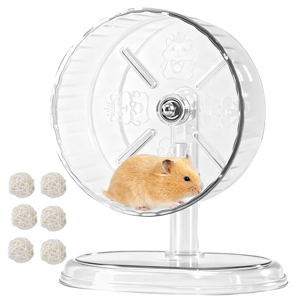 Acsist silent hamster wheel 8.3-inch for quiet nighttime running