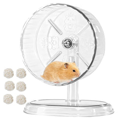 Acsist silent hamster wheel 8.3-inch for quiet nighttime running