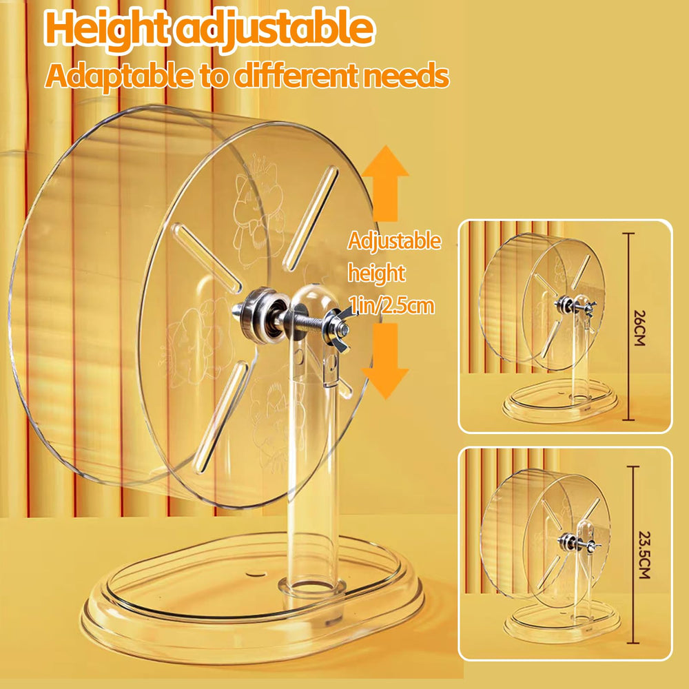 Acsist transparent wheel showcases running activity clearly