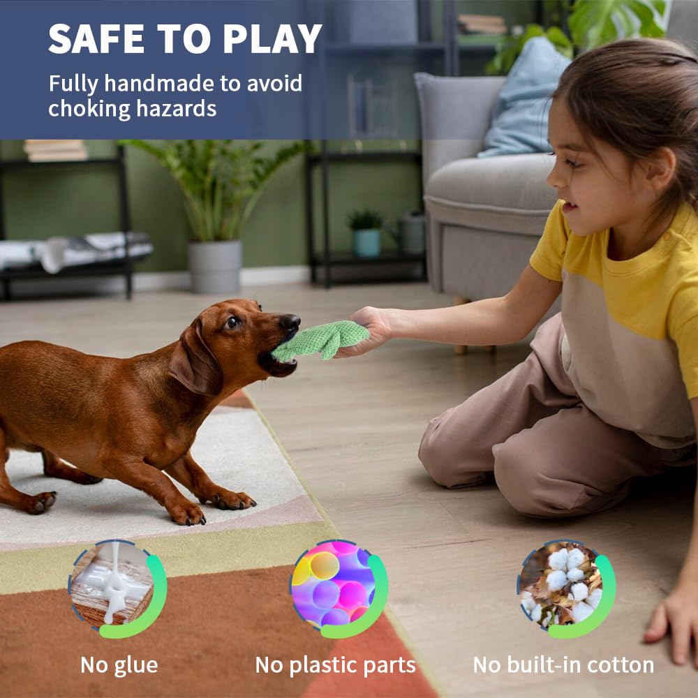 Act boldly durable plush dog toy with reinforced stitching for strong chewers.