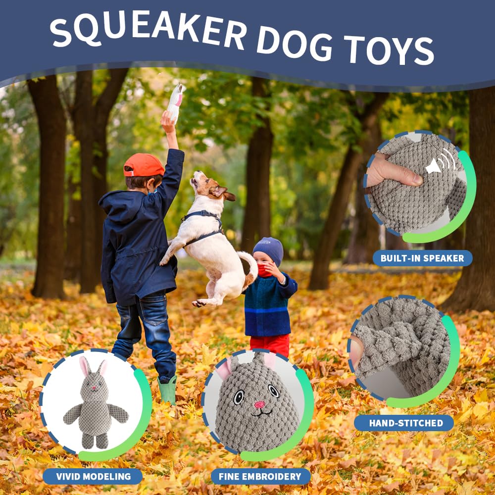 Act boldly handmade plush dog toy highlights craftsmanship and long-lasting durability.