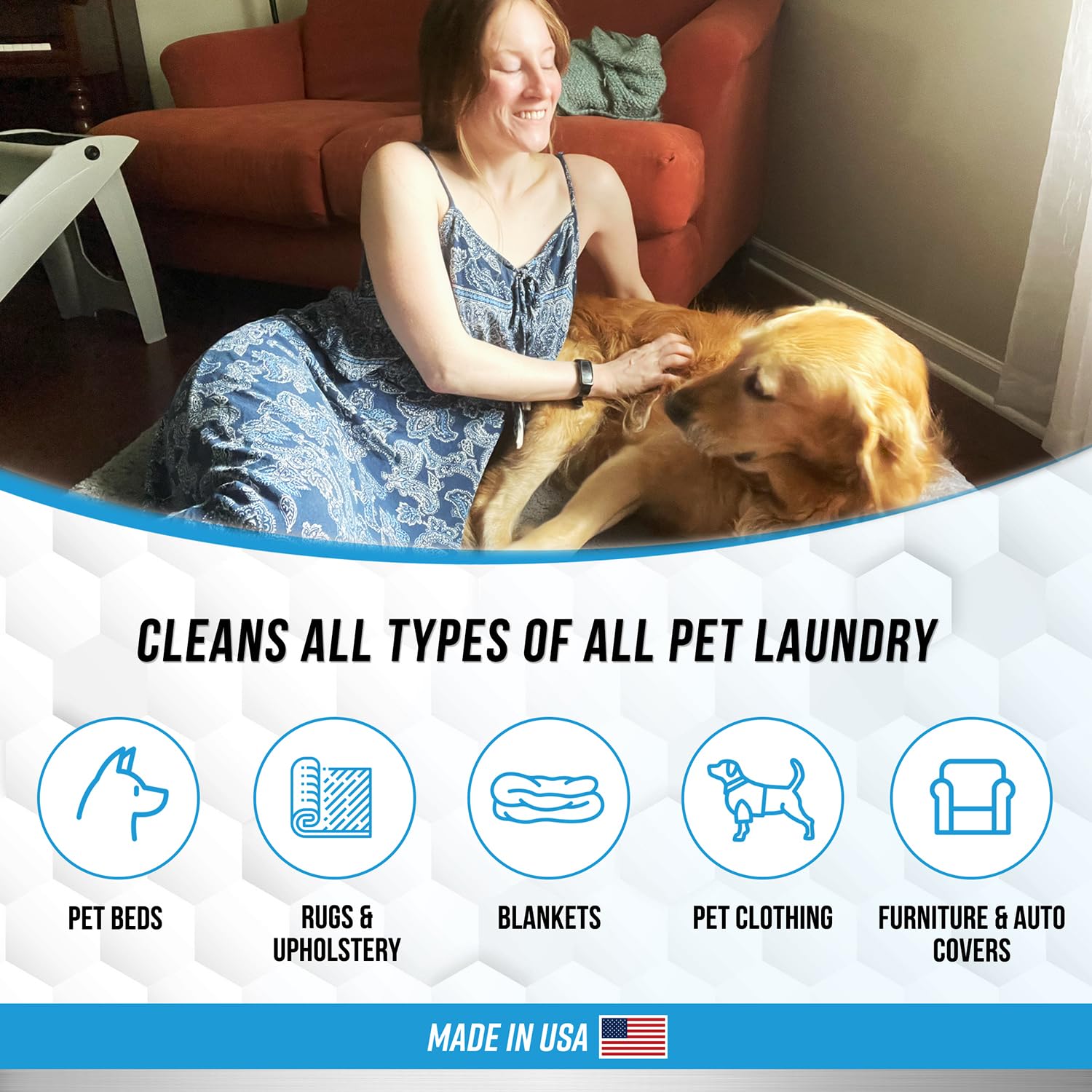 ACTIVE fragrance-free detergent shown preserving fabrics during cleaning.