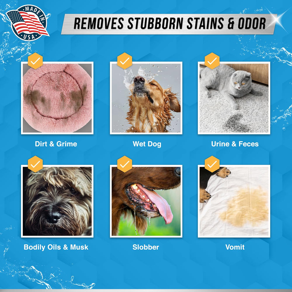 ACTIVE bulk 64-load bag highlights value for pet laundry days.