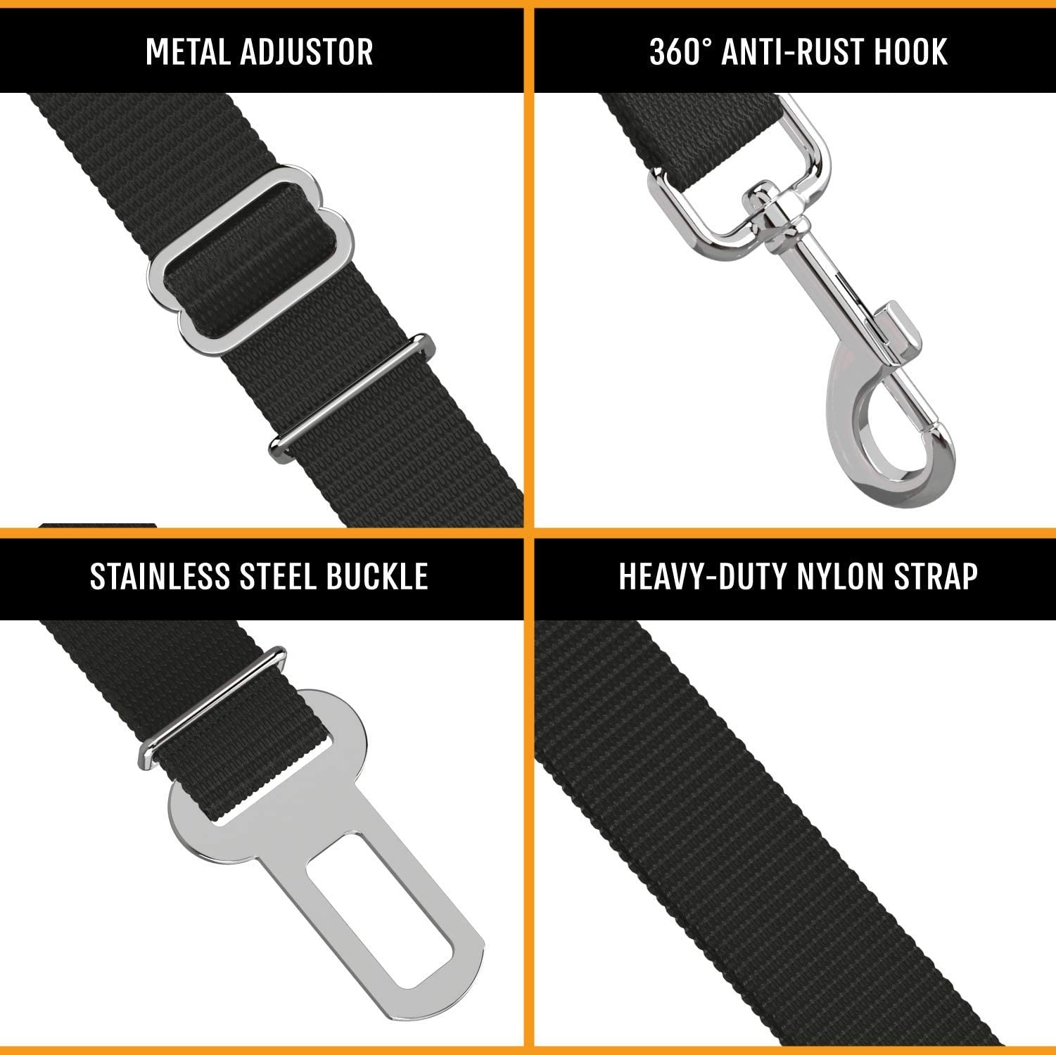 Active Pets easy-install dog seatbelt for quick setup