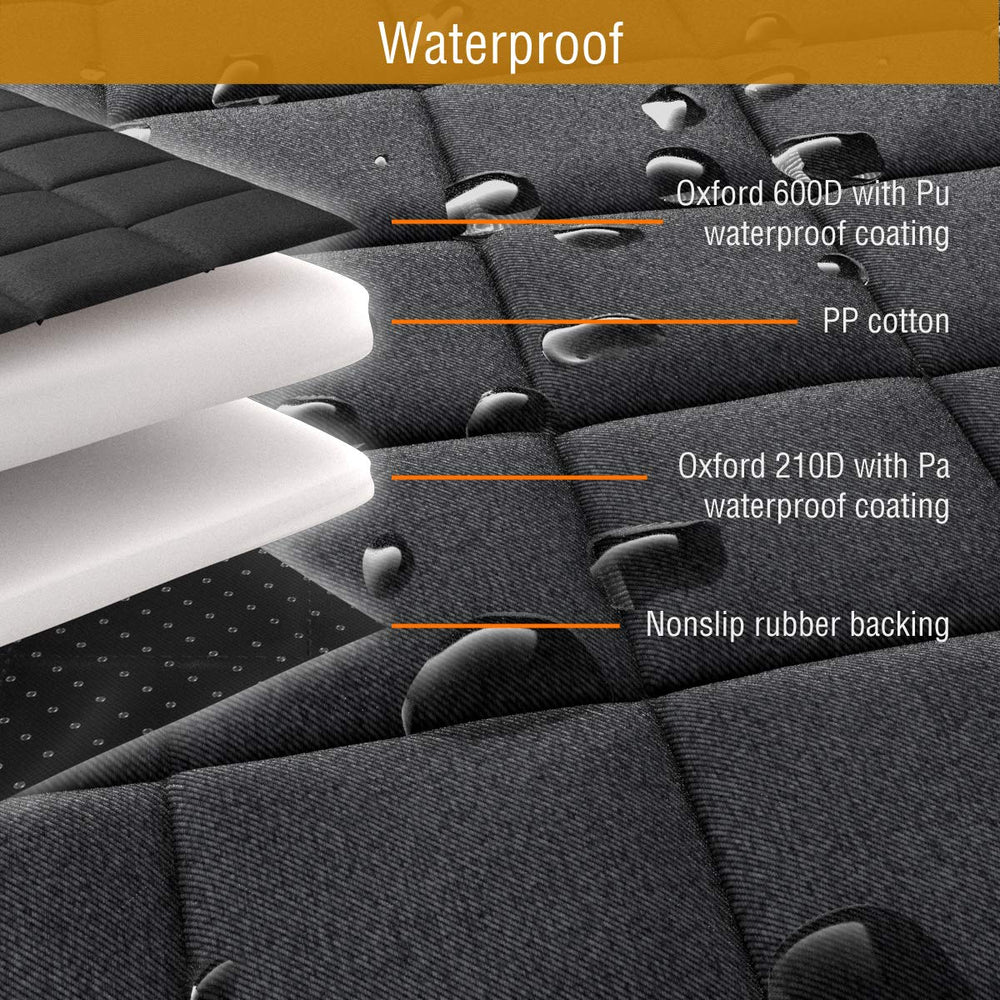 Active Pets non-slip bottom prevents sliding for a calmer safer road trip.