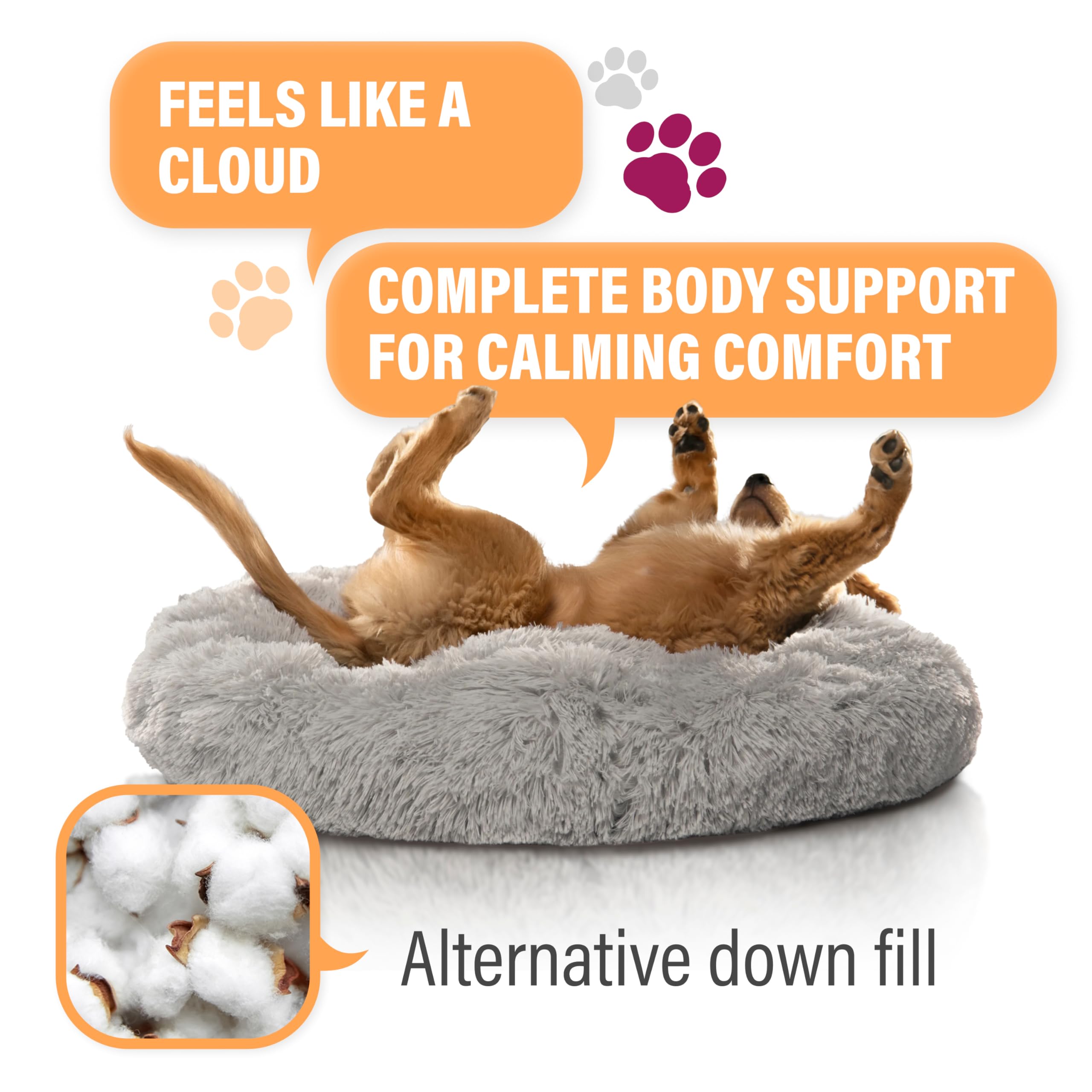 Active Pets Premium Donut Bed assembled on floor demonstrates durable construction