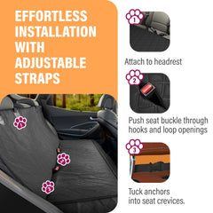 Active Pets universal fit adapts across compact cars to full-size SUVs
