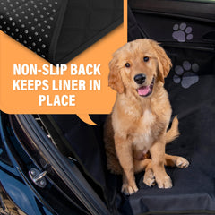 Active Pets waterproof hammock design keeps dogs secure and prevents dirt from reaching upholstery