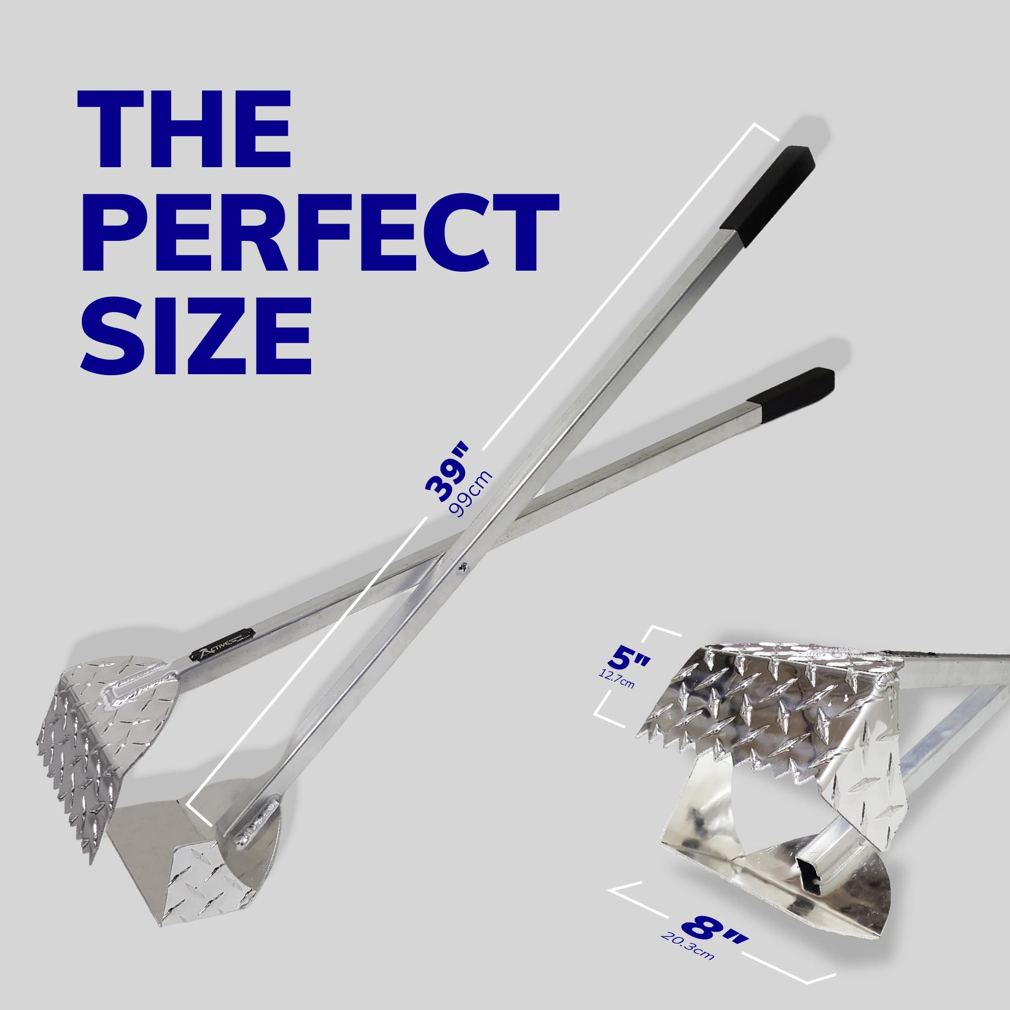 ActiveDogs diamond tread aluminum teeth for solid gripping