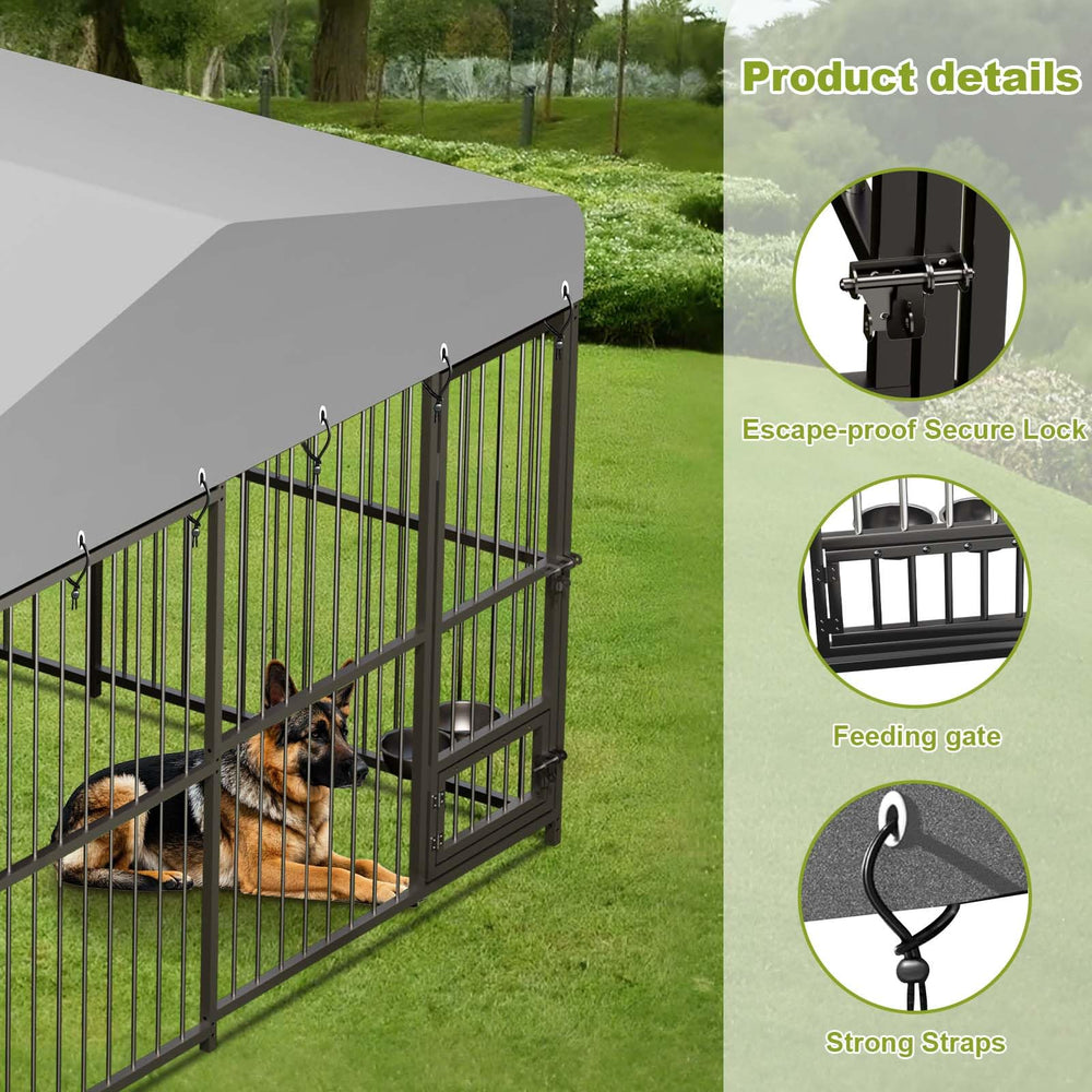 ActiveTrail kennel frame interior shows sturdy construction
