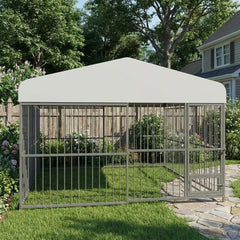 ActiveTrail dog kennel with roof offers all weather shelter