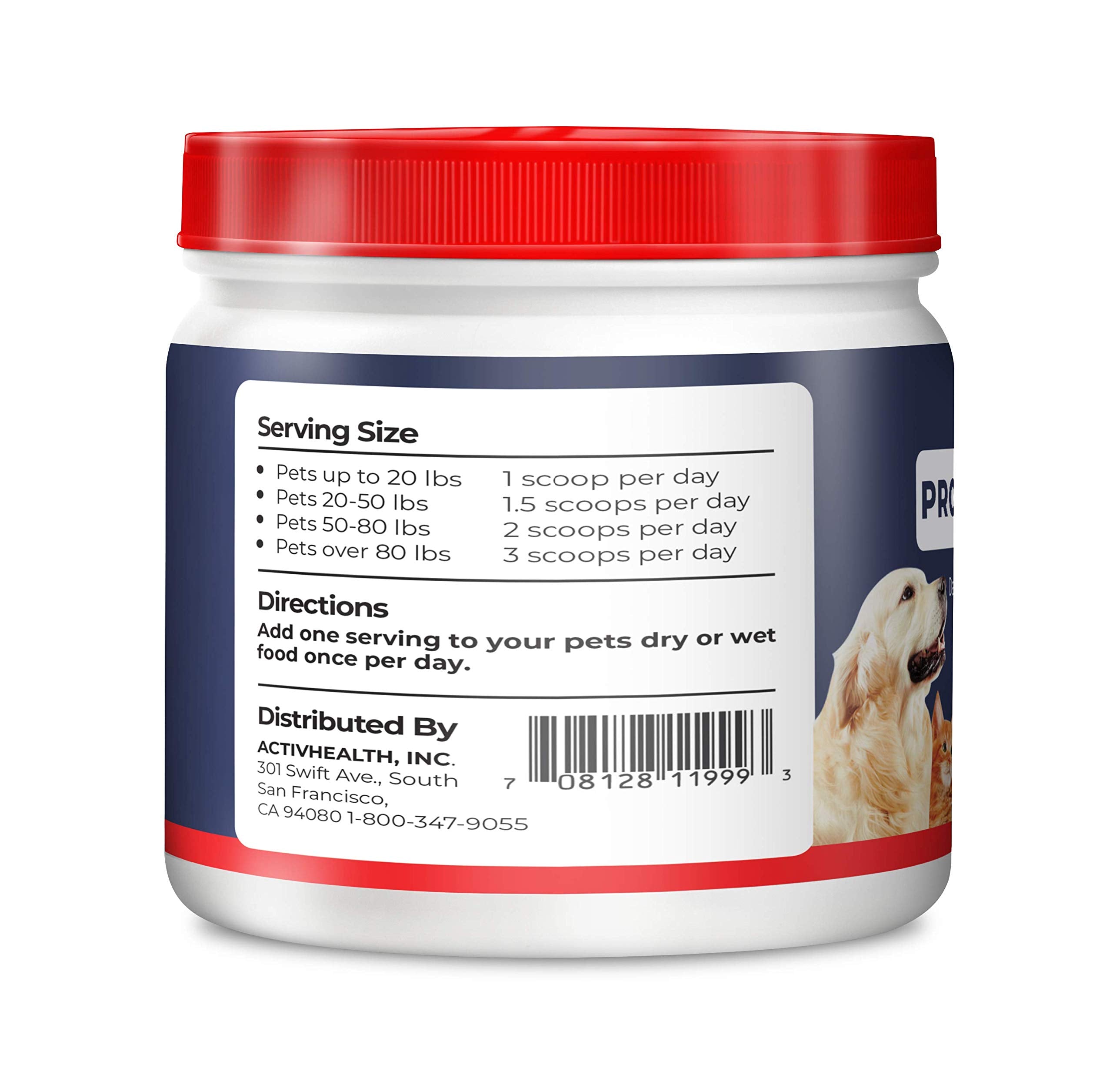 Cat-friendly Geneflora probiotic bottle with gluten-free ingredients for safe use