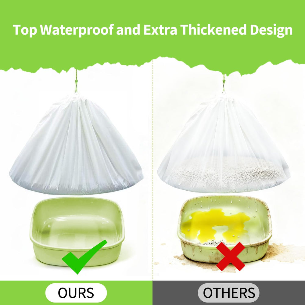 Thickened ACXZYYJ litter bags withstand heavy waste for clean changes