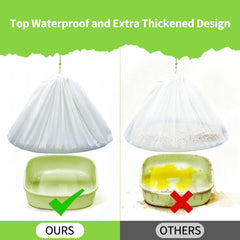 Thickened ACXZYYJ litter bags withstand heavy waste for clean changes