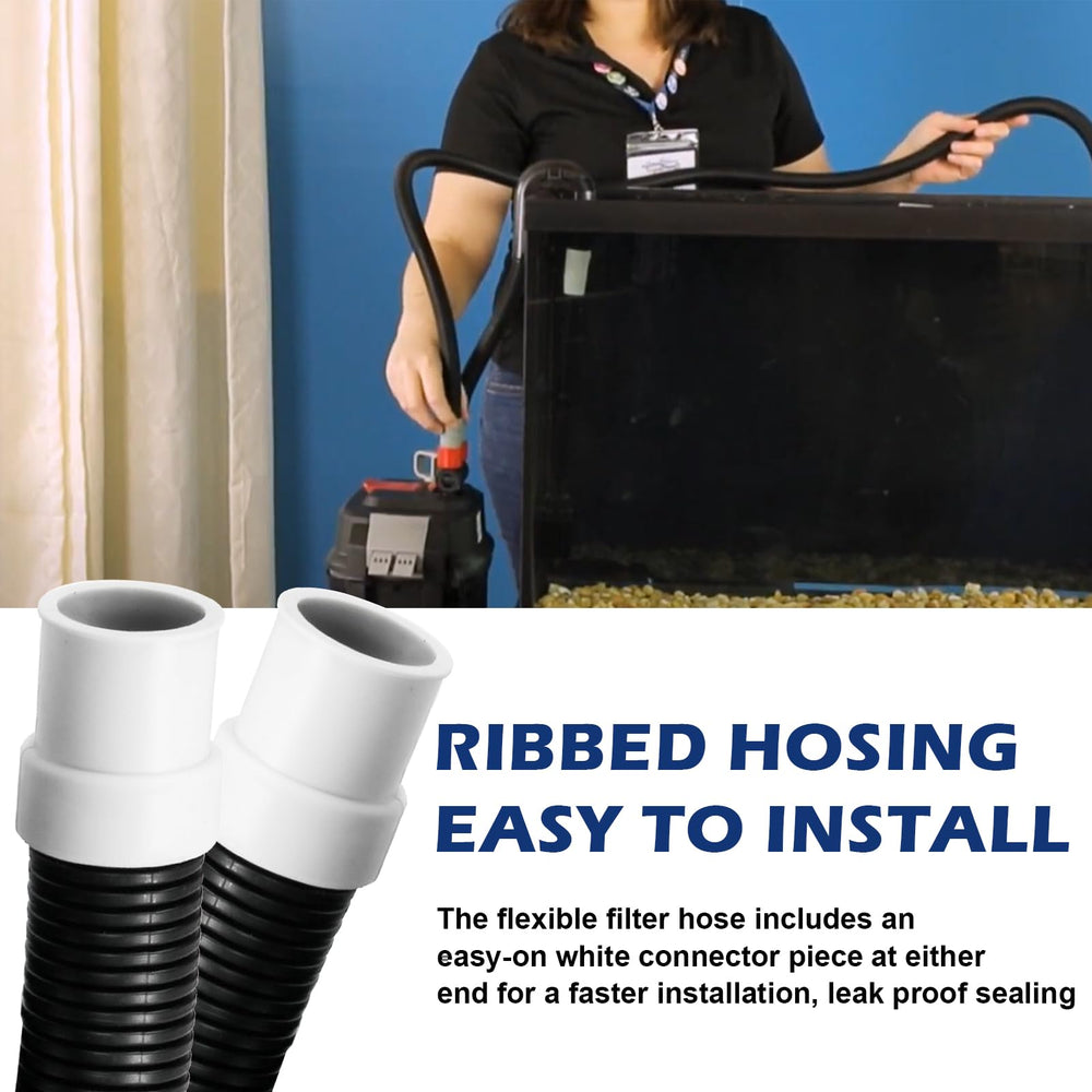 Adabuing ribbed hose Fluval compatibility supports reliable replacements.