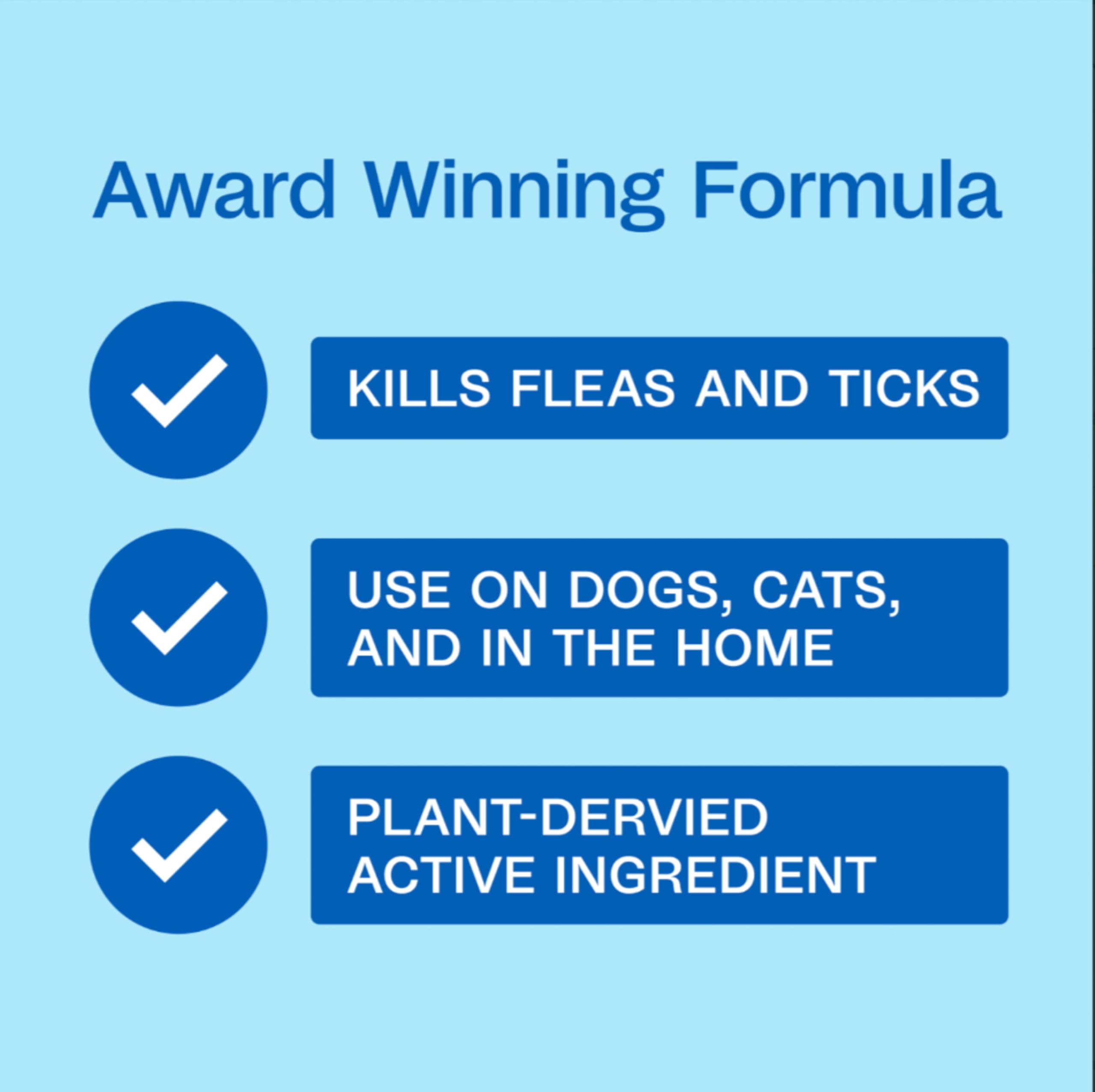 ADAMS Botanicals flea-tick spray on pet to help maintain a clean, refreshed coat and environment.