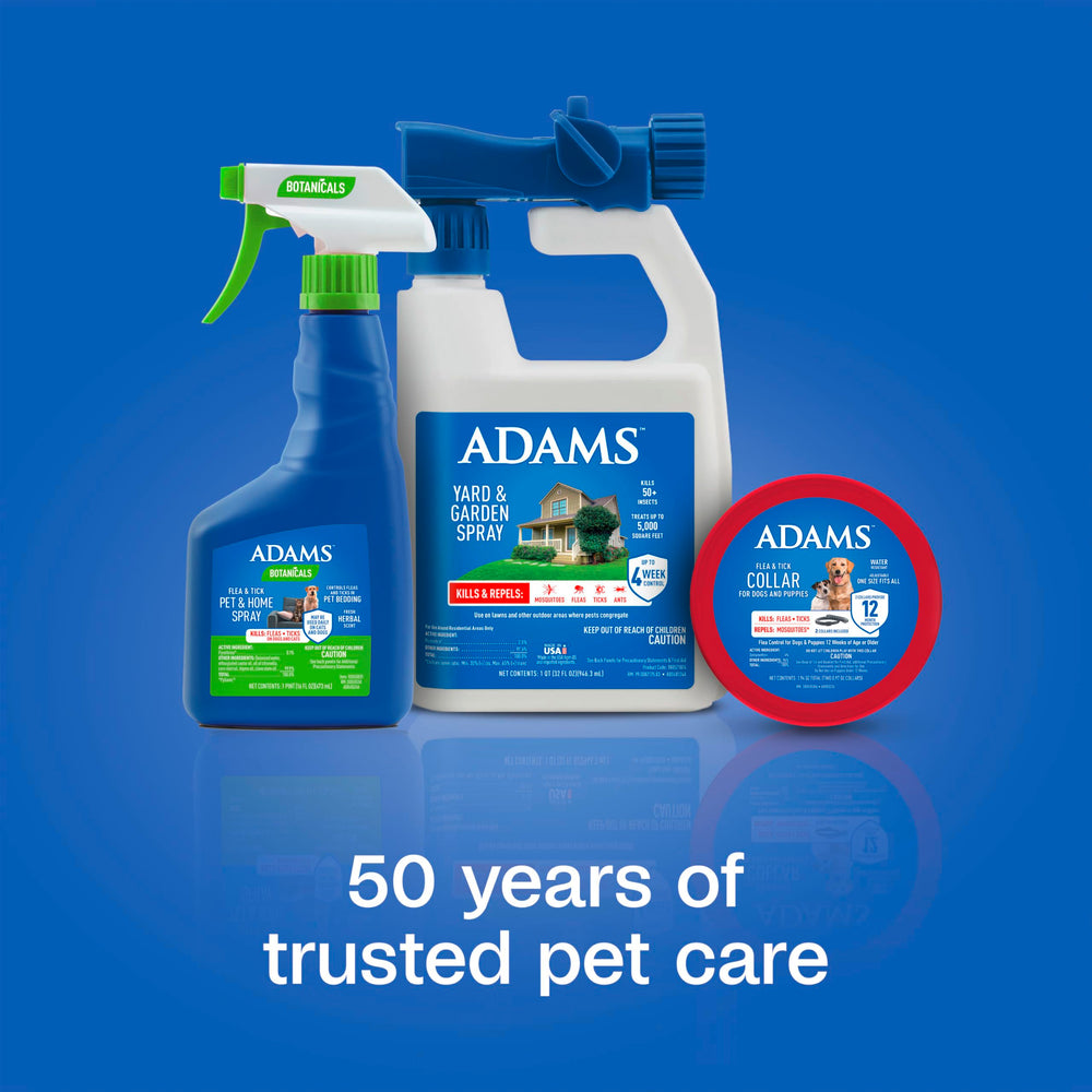 Two-pack ADAMS collar emphasizes up to 12 months of protection