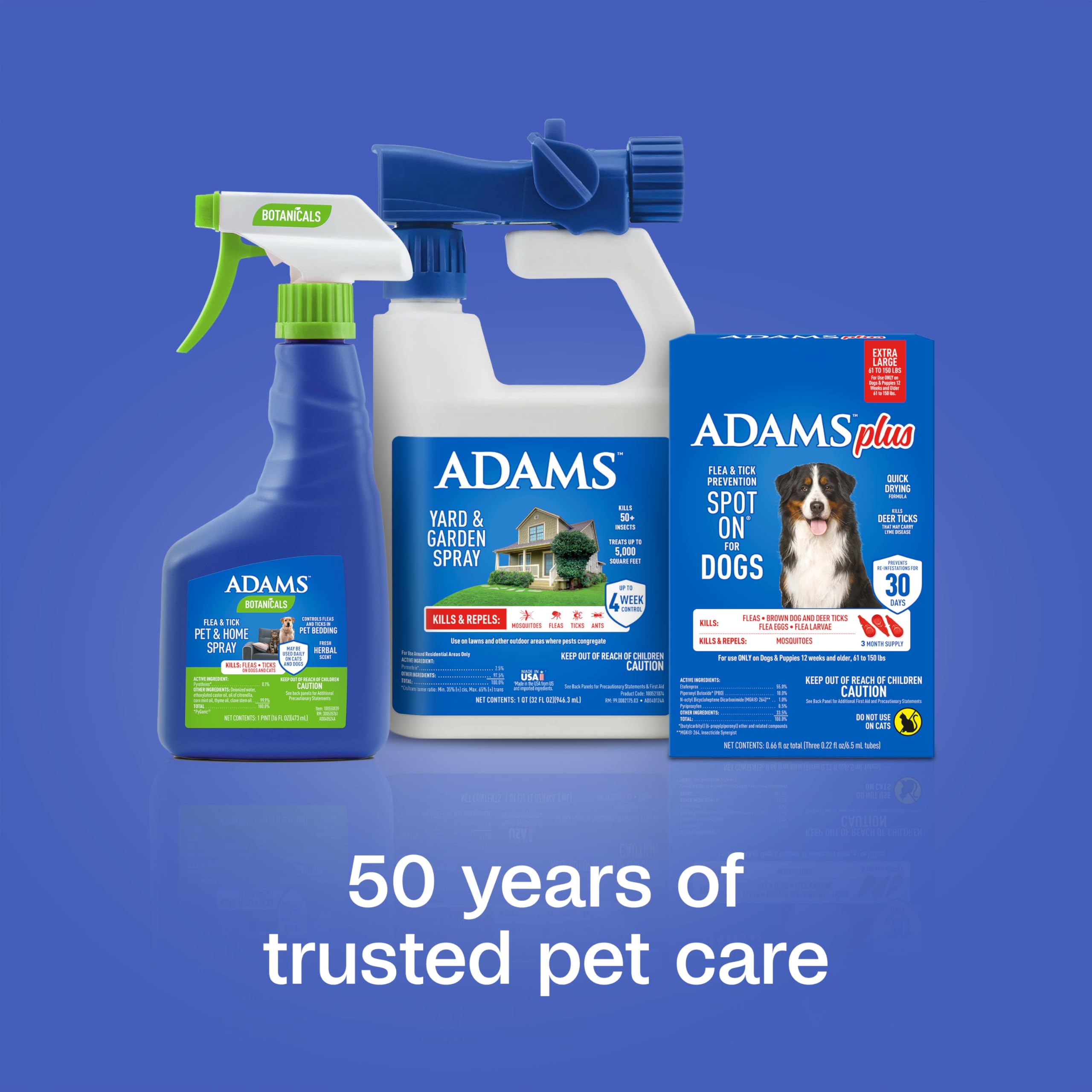 ADAMS Plus 3 month supply pack for convenient protection