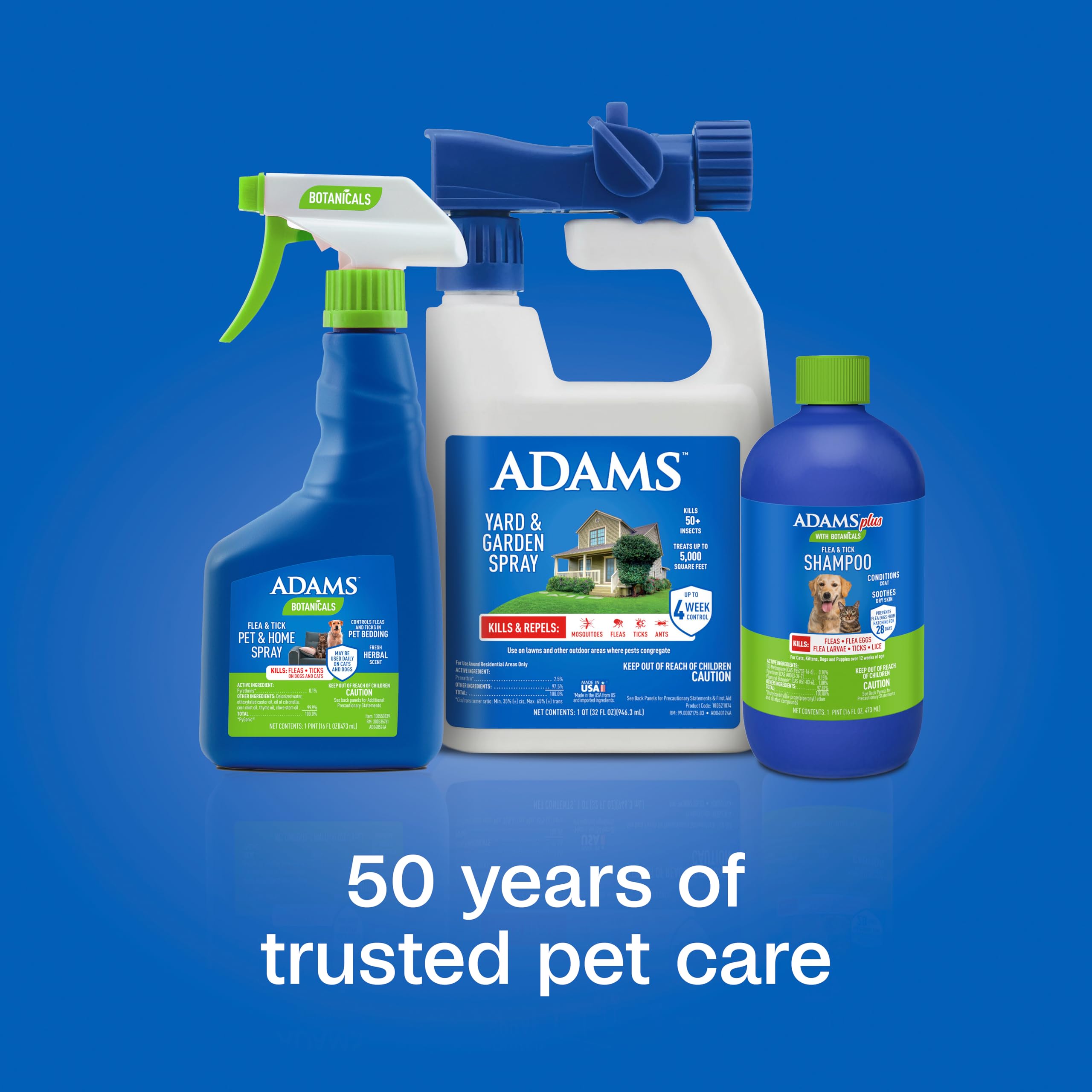 EPA-approved plant-based formula from ADAMS Plus Botanicals.