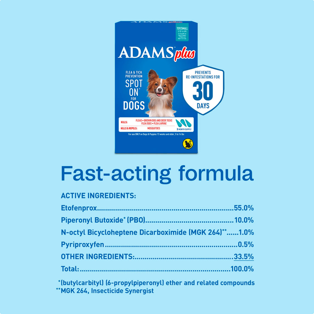 ADAMS Plus has stood since 1975 as a trusted pet care brand.