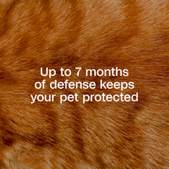 ADAMS Plus collar water-resistant fabric keeps protection intact during rain and play.