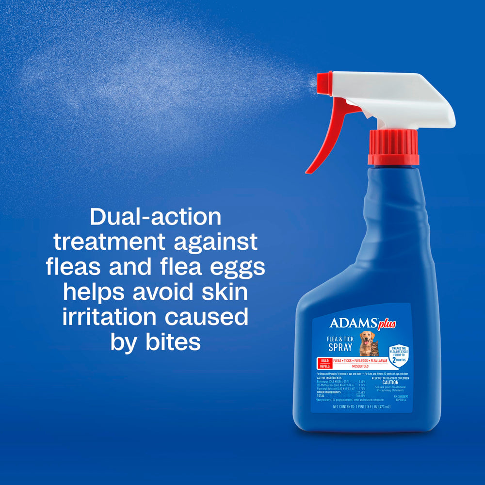 ADAMS Plus kills deer ticks to protect outdoor play.